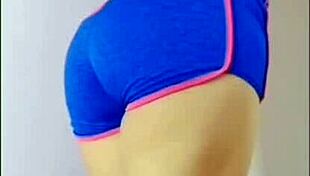 Chava's juicy ass gets pounded by horny neighbor in public micro shorts he films it all 😈🔥