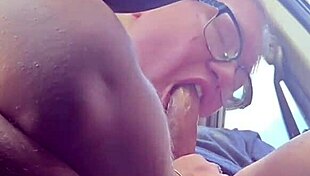 Amateur bbw chokes on fat homemade monster cock deepthroat lunch