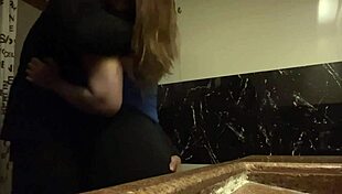 Gym Couple Sneaks Bathroom Fingering After Workout