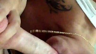 sucking boyfriend's throbbing cock gets me so emotional and sexy wet lips