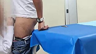 a hidden cam catches real puebla clinic workers fucking passionately in secret