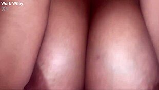 work wifey gives epic titty fuck 😍 big tits bouncing everywhere 💦