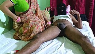 Indian bhabhi moans riding cock in tight pussy chudai