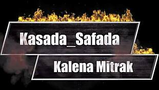 kalena mitrak flashes her tan lined brazilian ass and big clit to neighbors while dildoing housewife pussy