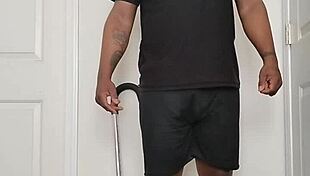 Early morning routine turns into full nude ass spreading show