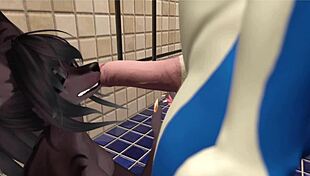 Alpha wolf pounds slutty gym girl hard 🐺💦 vrchat