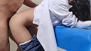 a hidden cam catches real puebla clinic workers fucking passionately in secret