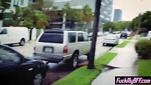 Petite teen spreads for best friend's monster cock in wild group pounding session