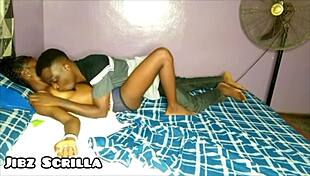 ebony teen 18+ rides jibz scrilla's big black cock till creampie cums inside 😍🔥