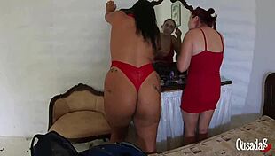 two latinas mary redqueen angel takemura fuck wildly alone