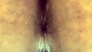 my tight latina ass milf toys it up with big dildo cum