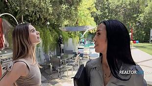 Real couple caught mid-fuck on private home tour