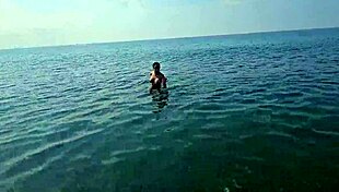 Big Tits Milf Couple Voyeur Chat Turns Wild on Beach!