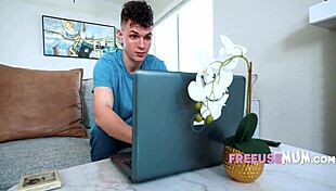 Sadie Rose Spreads Pussy on Bed for Milf Fuck