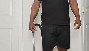 Early morning routine turns into full nude ass spreading show