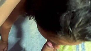 married woman's sloppy wet blowjob