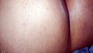 Experience the hidden thrills of doggy style creampie in intimate close-up detail