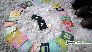 bred my goth teen step sis through her halloween stockings under spirits watch 😈👻 asteria jade nade nasty