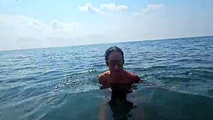 Big Tits Milf Couple Voyeur Chat Turns Wild on Beach!