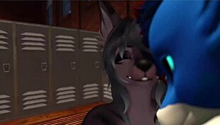 Alpha wolf pounds slutty gym girl hard 🐺💦 vrchat