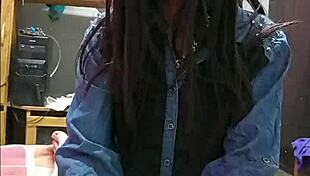 Ebony Queen Gives Boss Intimate Close-Up Oral Treat