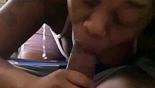 Ebony Big Ass Bent Over Sucking Monster Black Cock Sloppy Before Doggystyle Pounding