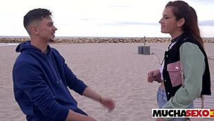 caught fucking spanish babe on public beach? 😈🏖️