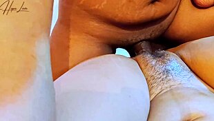 Damn, hot Asian girl's tight pussy hammered hard in bed! 🍑💦