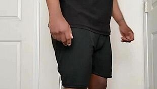 Early morning routine turns into full nude ass spreading show