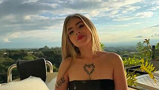 skinny colombian nath gomez rides stranger cock rough in hotel public jacuzzi poolside