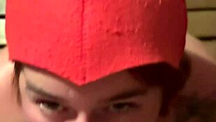 i got pulled into sucking that big redhead ass cum craving cock right in the steamy bathhouse