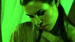 A naughty Czech mistress dominates lesbian slaves in intense strap-on threesome BDSM orgy