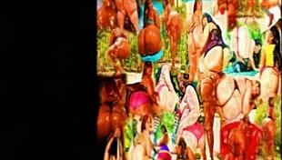 drying my sexy ebony bbw curves and flashing everything