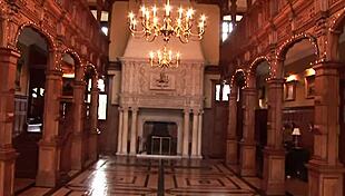 claudia loves double penetration anal in mmf threesome at old castle with cumshots