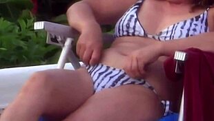 stepson unloads three times deep in my hairy milf pussy right there on the beach that day