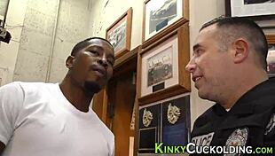 Busty wife devours that thick schlong with hungry slurps