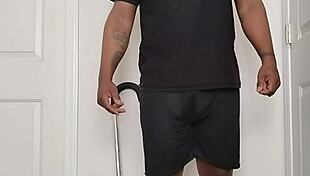 Early morning routine turns into full nude ass spreading show