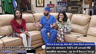 solana chokes on deepthroat in latex gloves backstage with dr tampa