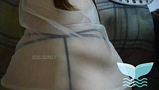 Petite European Blonde's Incredible White Ass Bounces Cowgirl in Hotel Creampie Squirting Fuck