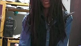 Ebony Queen Gives Boss Intimate Close-Up Oral Treat