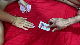 nuestro hermano plays hot game with us two and cums on our faces