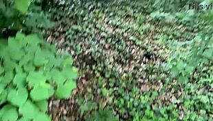 whoa a random dude just fed me his huge cock for this risky public outdoor suck 😩💦🌳