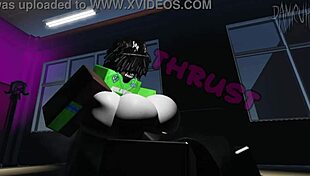 Big booty Latina's taking this massive BBC in Roblox now