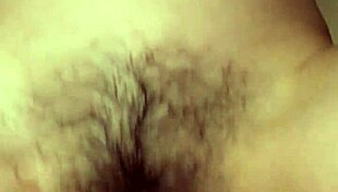 Hairy Pussy Stretches Wide for Jackie Hoff's Big Dick Missionary and Cowgirl Pounding