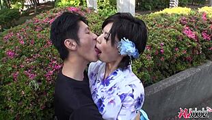 Japanese Big Tits Saki Aoyama Moans Through Uncensored Cock Sucking