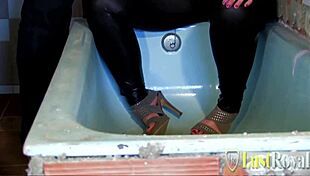 💦 lorena fox rides hard in bathroom doggy cowgirl missionary pounding frenzy 🥵