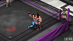 Fire Pro Wrestling World 18: Cammy and Samus Ryona Lesbian Grapple Fest!