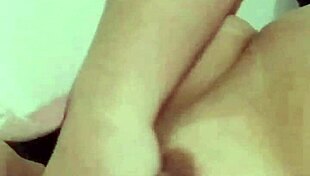 Pretty hairy novinha strips nude and plays with toys in cute beaver masturbation part 1