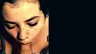 Chubby bbw gives the sloppiest best blowjob ever