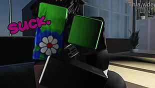 Big booty Latina's taking this massive BBC in Roblox now